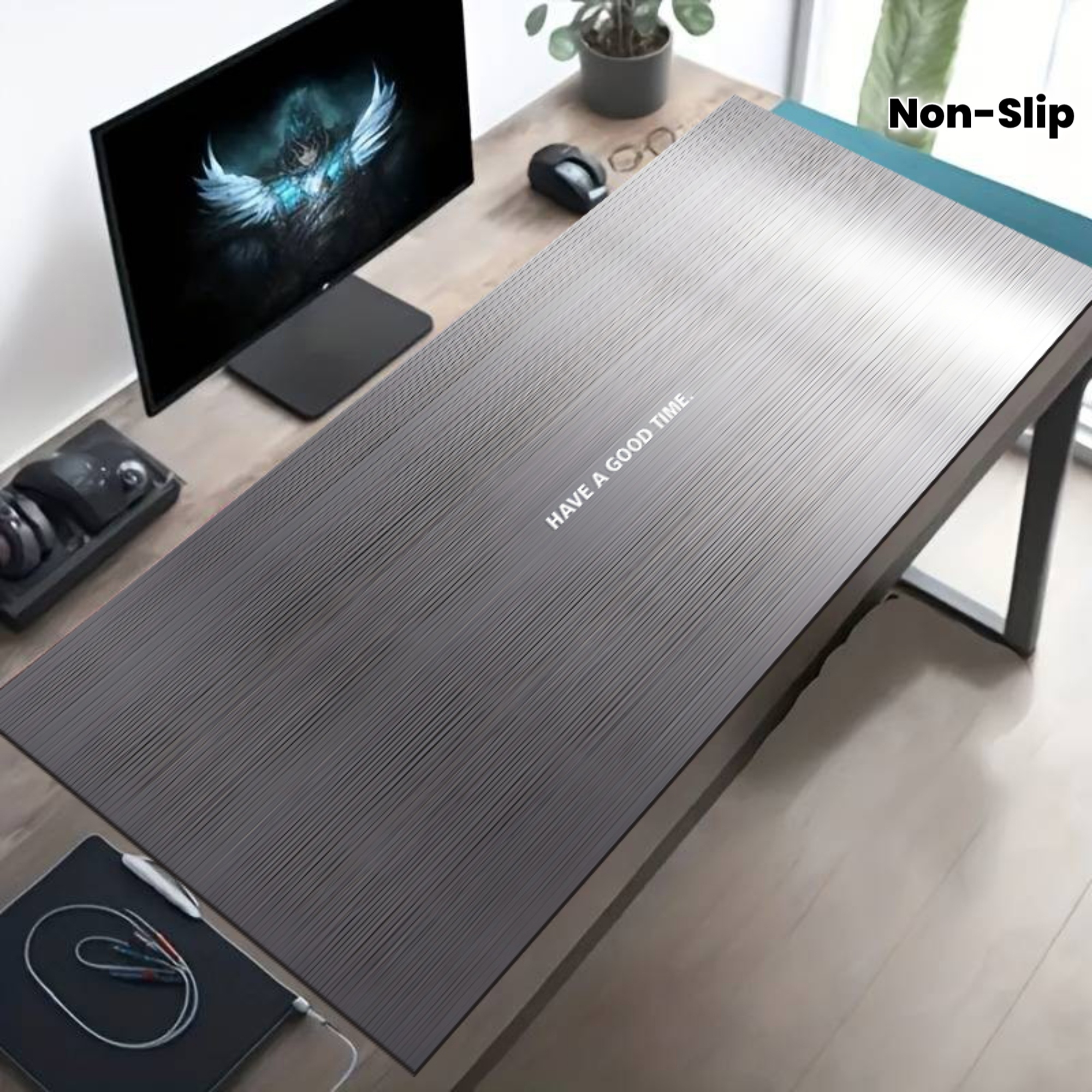 Esports Gaming Quotes - Brand Silver Brushed Diatomite Gaming Mouse