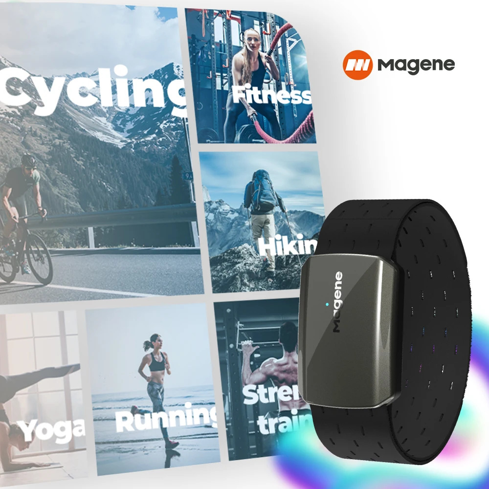 Magene H803 Heart Rate Armband - Dual Monitor Stand recensione e prezzo