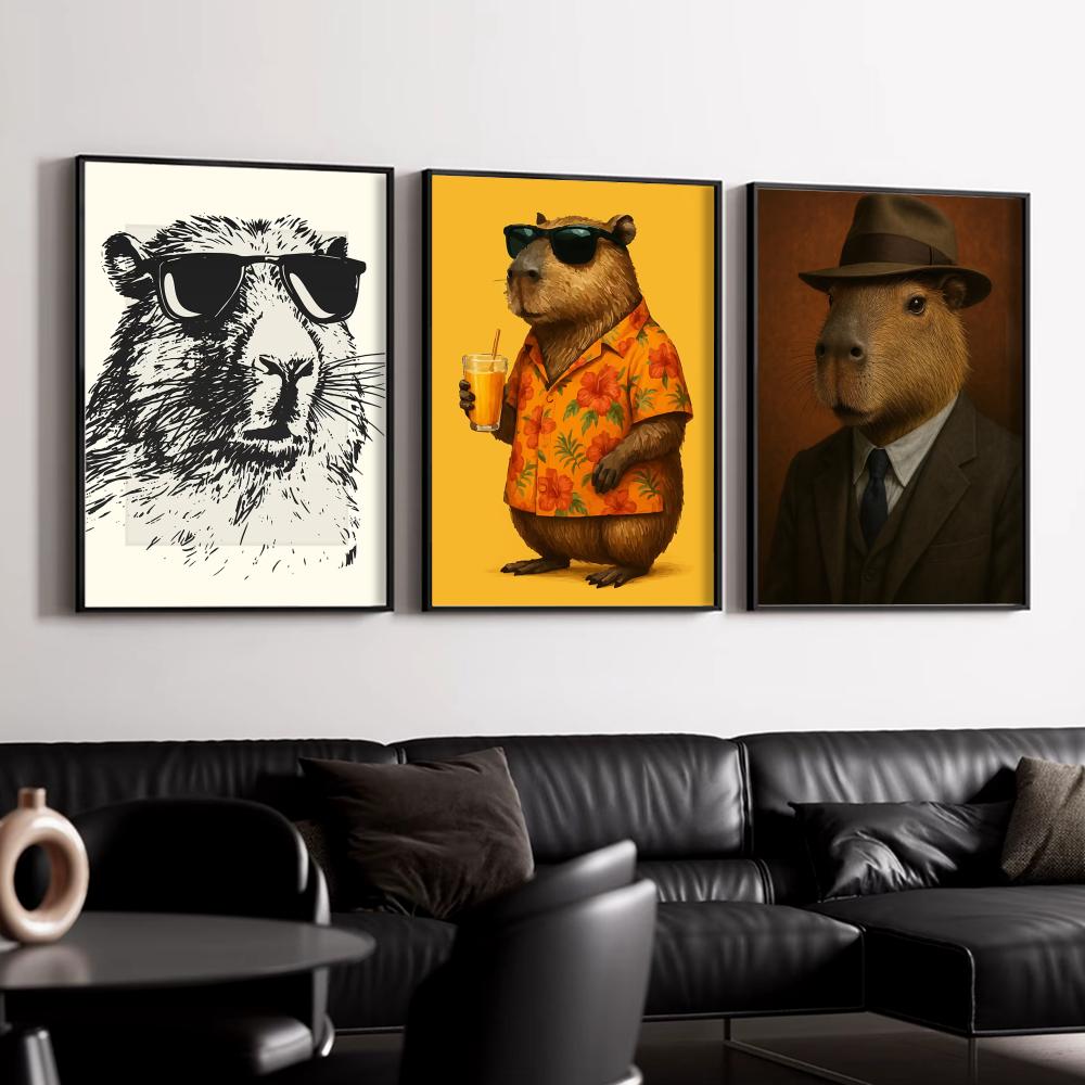 Sunglasses Capybara Print Wall - Esports Gaming Wallpaper recensione e prezzo