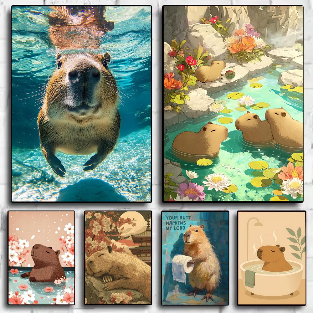 Healing Capybara Poster Art Po - Esports Gaming Wallpaper recensione e prezzo