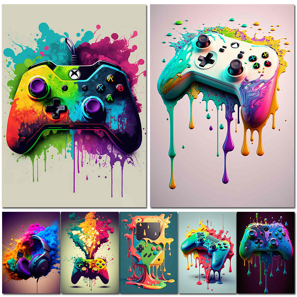 80s Colorful Punk Neon Gamer C - Esports Gaming Wallpaper recensione e prezzo