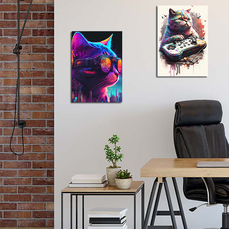 80s Colorful Punk Neon Gamer C - Esports Gaming Wallpaper recensione e prezzo
