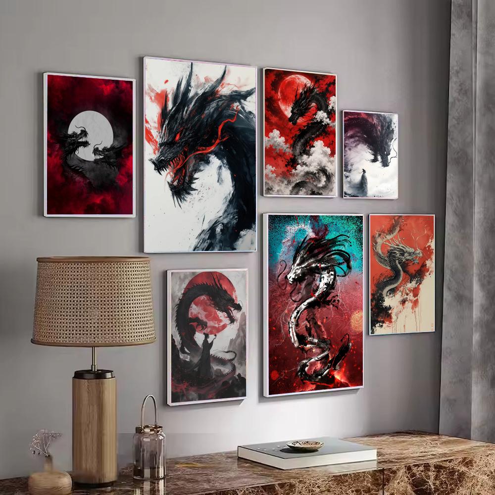 Black Dragon Poster Waterproof - Esports Gaming Wallpaper recensione e prezzo