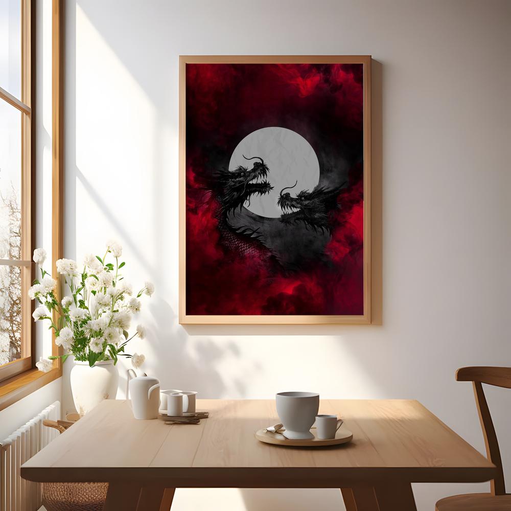 Black Dragon Poster Waterproof - Esports Gaming Wallpaper recensione e prezzo