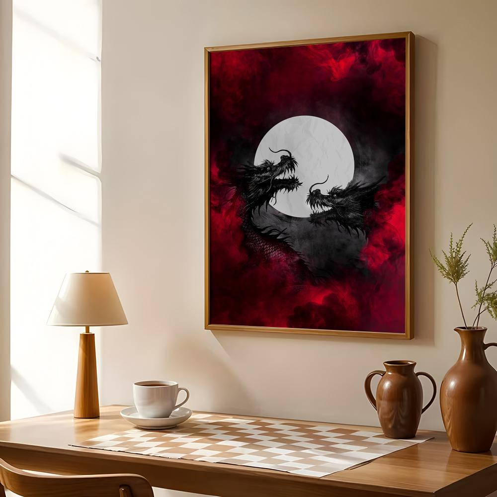 Black Dragon Poster Waterproof - Esports Gaming Wallpaper recensione e prezzo