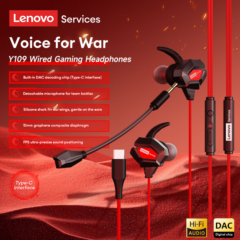 Lenovo Y109 Wired Gaming Heads - Esports Gaming Phone recensione e prezzo