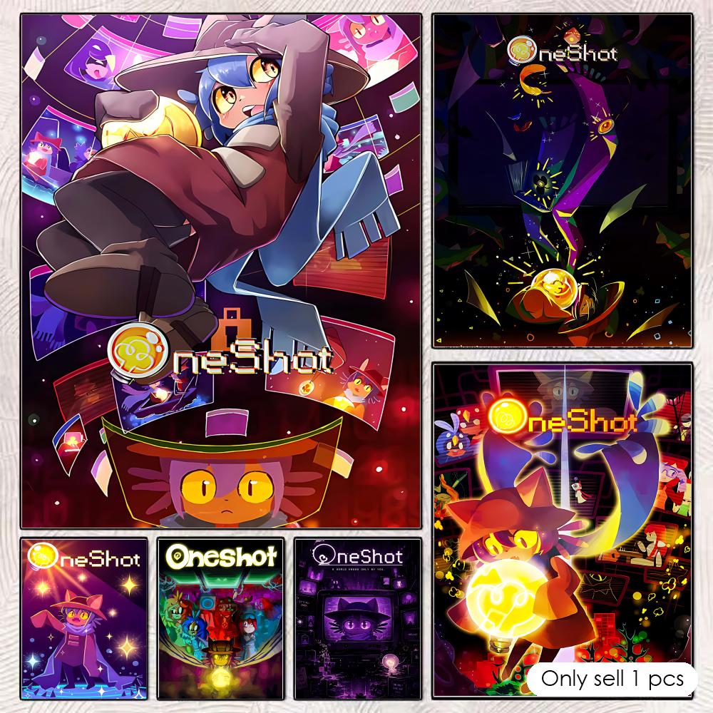 Puzzle Game O-OneShotS Poster  - Esports Gaming Wallpaper recensione e prezzo