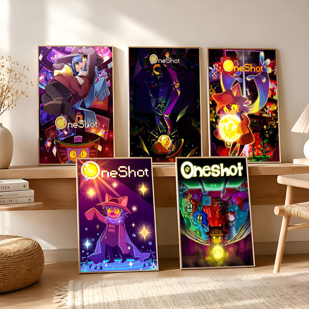 Puzzle Game O-OneShotS Poster  - Esports Gaming Wallpaper recensione e prezzo