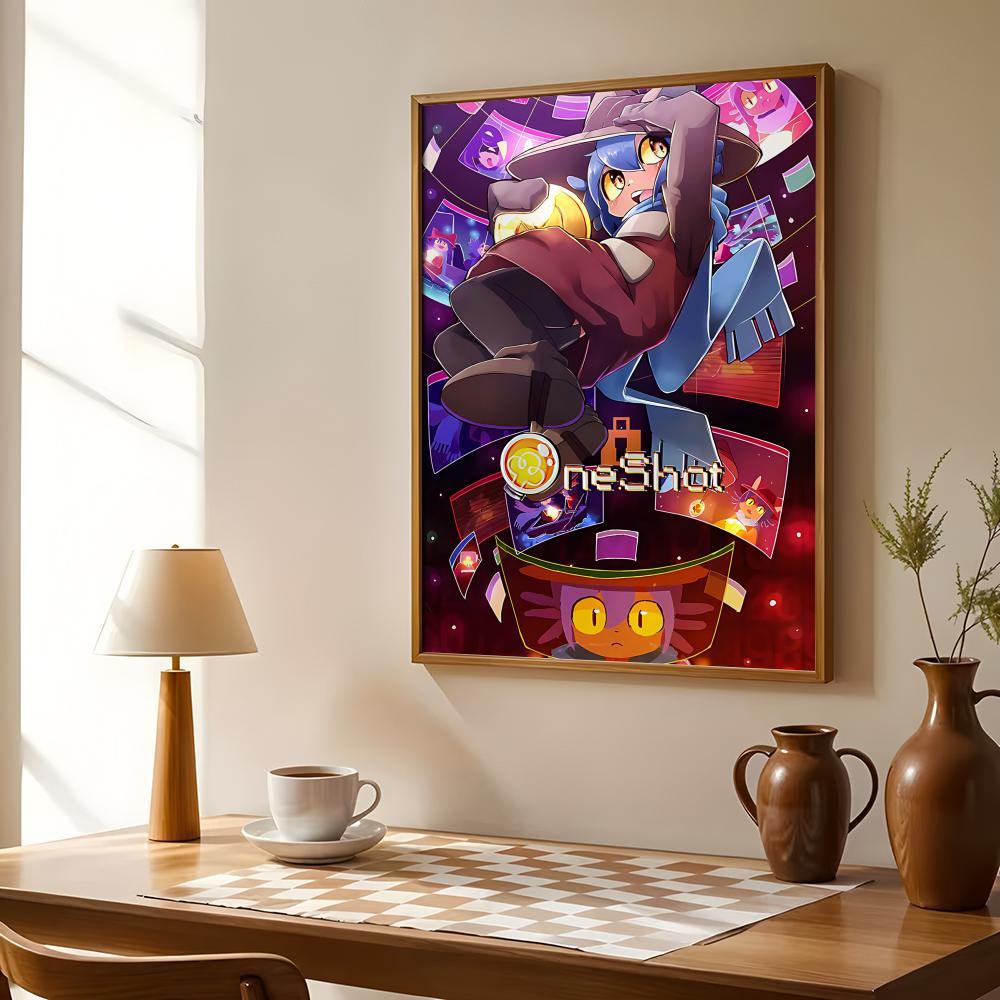 Puzzle Game O-OneShotS Poster  - Esports Gaming Wallpaper recensione e prezzo