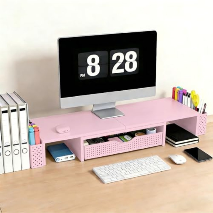 Metal Desk Organizers and Acce - Dual Monitor Stand recensione e prezzo