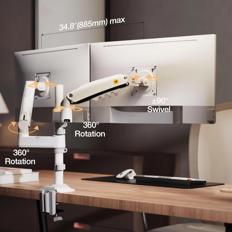 Dual Monitor Desk Mount Stand  - Dual Monitor Stand recensione e prezzo